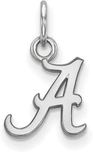 Sterling Silver LogoArt University of Alabama XS Pendant