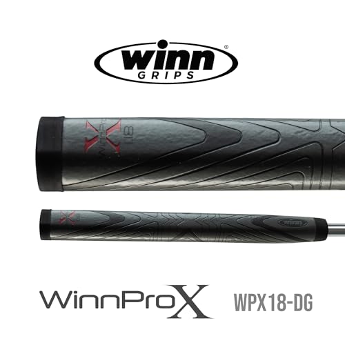Winn Pro X 1.18 Midsize Putter Grip - Gray & Black
