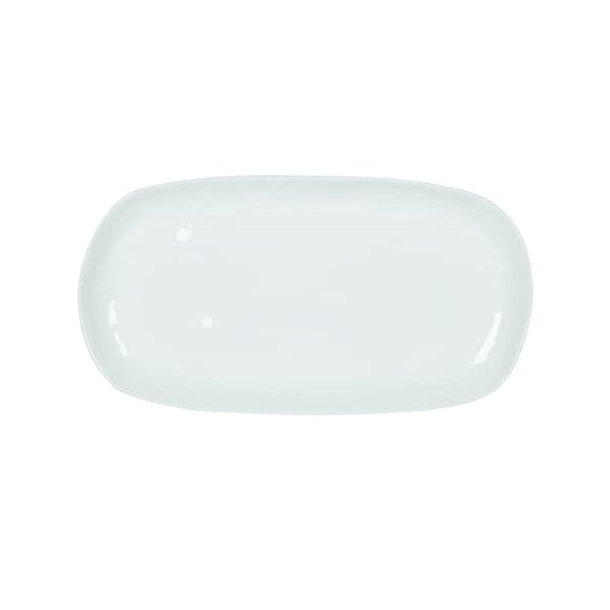 Photo 1 of Everyday White Organic Oblong Platter, 15-inch