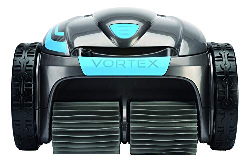 time4wellness Set Zodiac Vortex OV 5480 iQ Poolroboter mit Transportwagen und original Fein Filter 60 µ