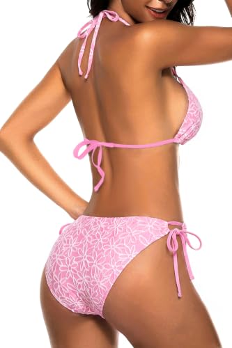 Image of Tempt Me Women Triangle Bikini Sets Tie Side Bathing Suit