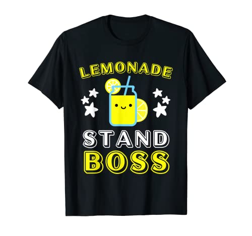 Lindo Limonada Stand Boss Jugo De Limón Empresario Negocio Camiseta