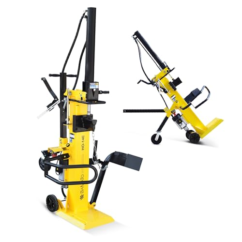 Holzspalter HO-14E | Elektroantrieb 400 V | Spaltkraft 14 Tonnen | Phasenwender | Zwei Vorwärts-Geschwindigkeiten | Stammheber | Brennholzspalter Spalter