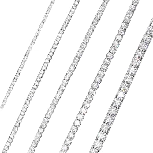 [ȓX]  3mm 4mm AbTiCg _Ch VVS pXeXgy 925 X^[OVo[ jZbNX ejXlbNX