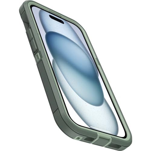 Coque Defender XT iPhone 15 OtterBox antichoc MagSafe cordon robuste vert