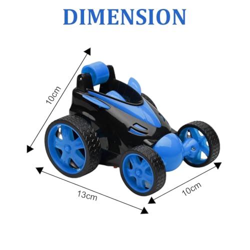 Image of Rechargeable 360 RC Stunt Car for Kids with Double-Sided Flip Drift Spin | 4WD High Speed Off-Road Remote Control Car with LED Lights Sound | Durable RC Toy Car for Boys Girls Age 4-12 Indoor Outdoor