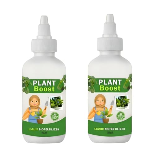 Plant Boost Liquid Biofertilizer (2 x 50ml) – Fast Rooting Growth Enhancer | Promotes Photosynthesis, Strengthens Roots & Improves Plant Health | Ideal for Flowers, Vegetables, Herbs
