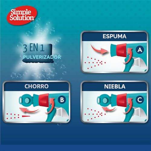 Miniatura 3 de Simple Solution Eliminador Extremo De Manchas Y Olores De Mascotas, Limpiador Enzimático Con Un Poder De Limpieza 3x Pro-Bacterias - 945ml Paquete De 1