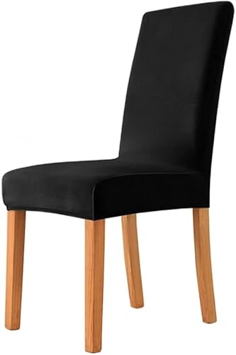 Miniatura 1 de 1246 piezas de terciopelo para silla de comedor, funda elástica de elastano para silla de comedor, funda de asiento para boda, hotel, banquete, 5,