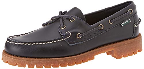Sebago Herren RANGER WAXY Mokassins, Blue Navy 908, 44 EU