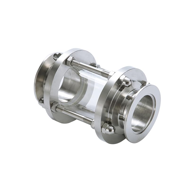 Ventana de observación KF16 Tri Clamp de acero inoxidable para control visual de tuberías 4