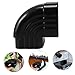 Gadpiparty 5pcs Downspout Connector Adapter Rain Gutter Drain Connector Easy Install