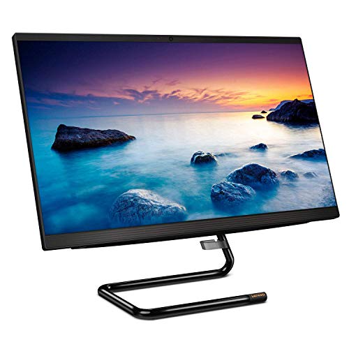 Image of Lenovo Ideacentre A340 Intel Core i5 8th Gen 24 inch FHD All in one Desktop (8GB RAM /1TB HDD /Windows 10 /MS Office /Black),F0E8001GIN