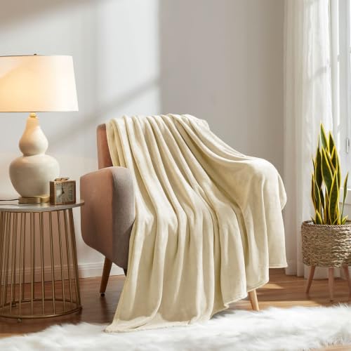 Image of KMUSET Fleece Blanket Grey Queen Size Lightweight Cozy Plush Microfiber Solid Blanket Factory Shop