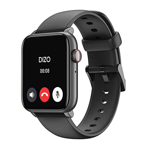 DIZO Watch D2 Power (by realme TechLife) –Large 1.91″ Superlight, Single Chipset Bluetooth Calling Smartwatch with Smart Swipe,150 +Stylish Watch Faces and 10 Day Battery (Classic Black)