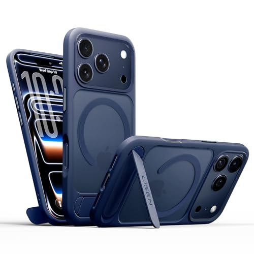 Coque iPhone Pro Max bleu LISEN finition premium silicone