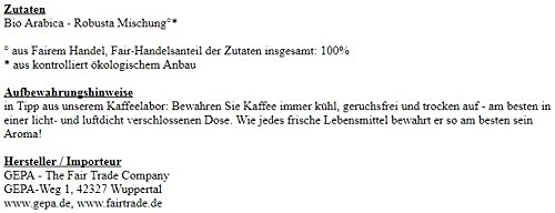 GEPA Bio Espresso Ankole, ganze Bohne, 1000 g, 4er Pack