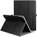 IPad Pro 12.9 Inch 2017/2015 Case, Ztotop Premium Leather Business Folding Stand Folio Cover for New Apple Tablet with Auto Wake/Sleep and Document Card Slots, Multiple Viewing Angles,ALL Black