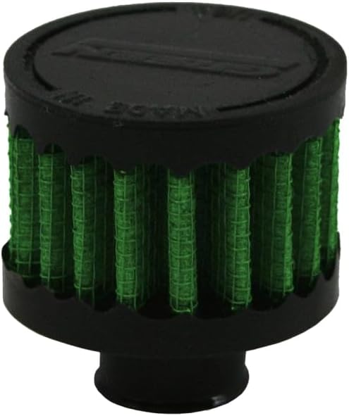 Crankcase Breather | Clamp-On Filter | Round 0.59 in OD Tube | Reusable Rubber | Black | Each
