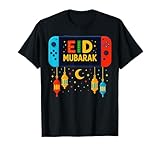 Photo Gallery felice eid mubarak gaming per musulmani gamer bambini allegro maglietta Photo Gallery felice eid mubarak gaming per musulmani gamer bambini allegro maglietta