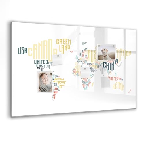 Tableau blanc en verre magnétique pour effacer facilement sans traces