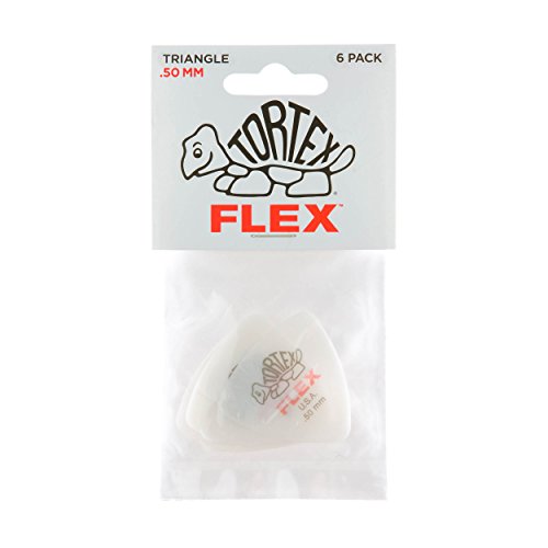Dunlop 456P50 Médiators Tortex Flex Triangle 0,50mm sachet de 6 - Les Beatles, Paul McCartney, John Lennon, RIngo Starr, George Harrison Dunlop 456P50 Médiators Tortex Flex Triangle 0,50mm sachet de 6 – Image 4