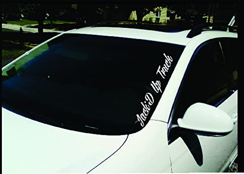 Jacked Up Truck Vinyl Decal Banner Diesel Truck Crew Cab