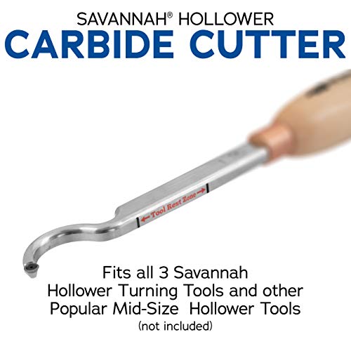 Cortador de carburo de repuesto para Savannah Hollower miniatura 6