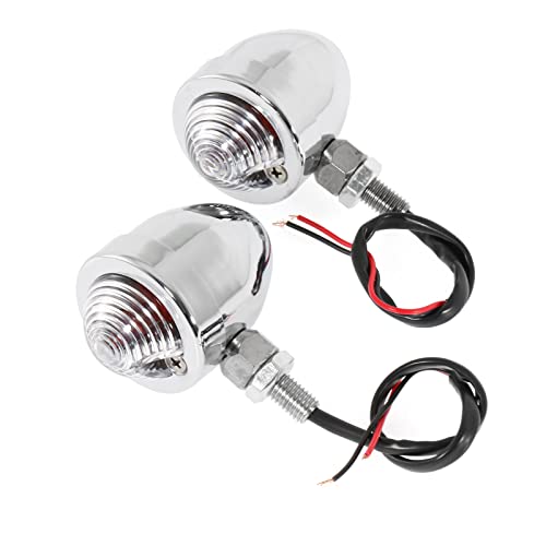 INNOGLOW Motorcycle Turn Signal Lights 2pcs Bullet Front Rear Turn Signals Indicator Blinkers Amber Lights Fits for Harley Suzuki Kawasaki