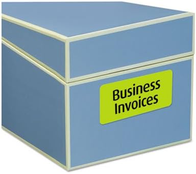 High-Visibility Removable ID Labels, Laser/Inkjet, 2 x 4, Asst. Neon, 120/Pack
