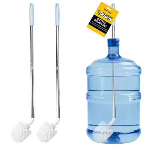 Extra Long Water Bottle Brush，3-Gallon Bucket and 5-Gallon Bucket Cleaning Tool