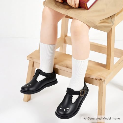 Image of Felix & Flora Toddler Little Girl Mary Jane Dress Shoes - Ballet Flats for Girl Party School Shoes