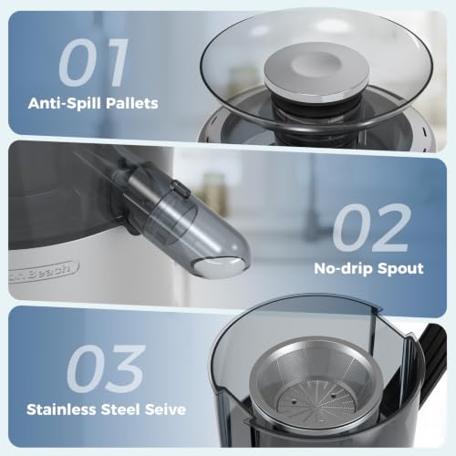 Image of DUMOS Juicer Machines, Centrifugal Juice Extractor for Fruits & Vegetables