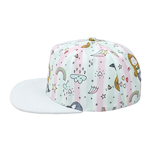 Kids Sun Hat With Ponytail Hole Beach Uv Protection Wide Brim Floppy Beach Sun Visor Hat With Flowers Kids Play Hat #TOP1