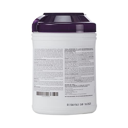 Pdi-Q55172 Professional Disposables Surface Disinfectant Super Sani-Cloth Wipes, 160 Count - Purple #TOP5