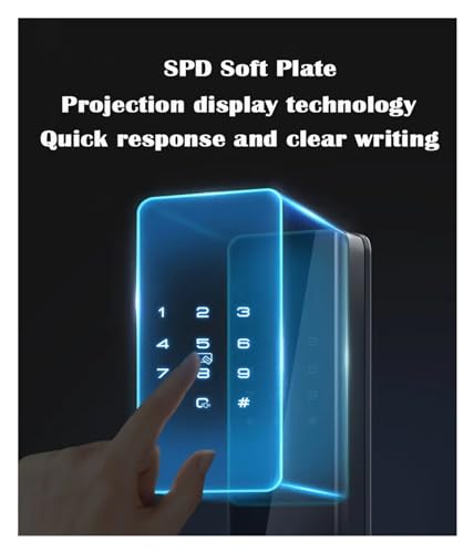 TTLOCK APP Serrure Intelligence d'empreintes digitales Mot de passe Clé de Porte Intelligente pour Maison (22 x 240 (60 85), Bronze) Appris largement – vue 4