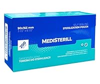 200 Stück Selbstdichtender Sterilisationsbeutel, PVC-Dentalsterilisationsbeutel Selbstdichtender Beutel Autoklaven-Sterilisatorbeutel für Reinigungswerkzeuge (9x16,5 cm)