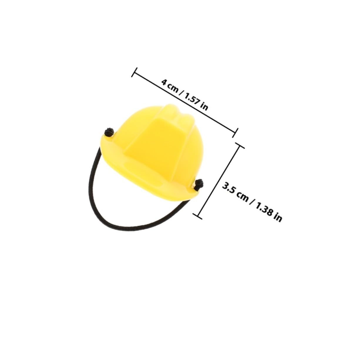 Abaodam 6 Piezas de Mini Casco de Seguridad para Muñecas en Plástico, Réplica Pequeña para Juegos Imaginativos y Actividades al Aire Libre