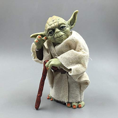 Kotee Carácter 13cm Animado Figura Star Wars Yoda Estatua Modelo Animado de la Historieta Caracteres Modelo Regalo Niño Estatua Estatuilla Modelo Colección Regalo de los Juguetes