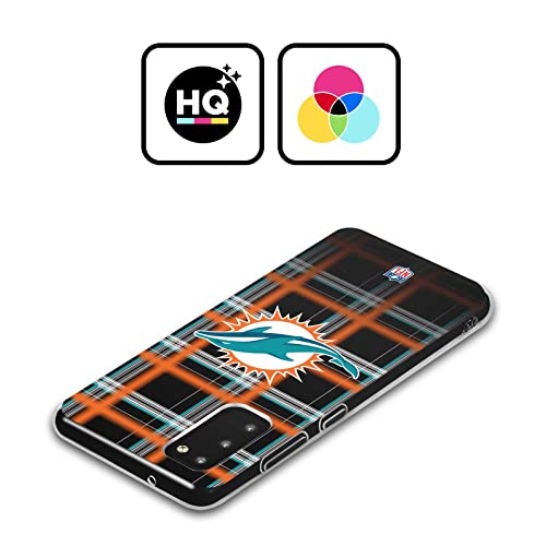 Carcasa de gel Samsung Galaxy A15 antideslizante funda flexible Miami Dolphins NFL 2