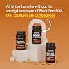 Black Seed Oil Capsules with Ginger Root Extract for Digestive Health & Immune Support - Cold Pressed Black Cumin Seed Oil & Ginger Supplement - 60 Count - Vegan, Non-GMO, Unflavored - 1 Month Supply