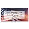 Patriotic American Celebration Return Address Mailing Labels - Personalized 144 Self-Adhesive Labels 1¼" X 2¼"