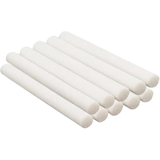 MERISHOPP Cotton Filter Sticks Refills for Air Humidifier Aroma Diffuser 10pcs