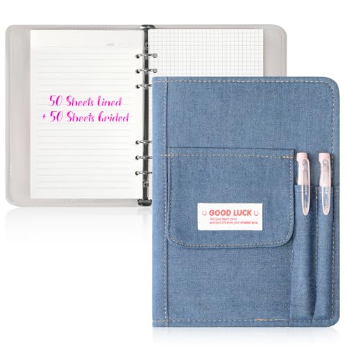 Denim-Covered Travel Notebook