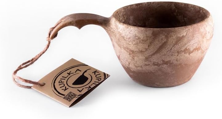 Kupilka 37 Natural Fibre Outdoor Cup – 370ml Lightweight Eco-Friendly Camping Mug – Durable Scandinavian Design – Dishwasher Safe – Made in Finland