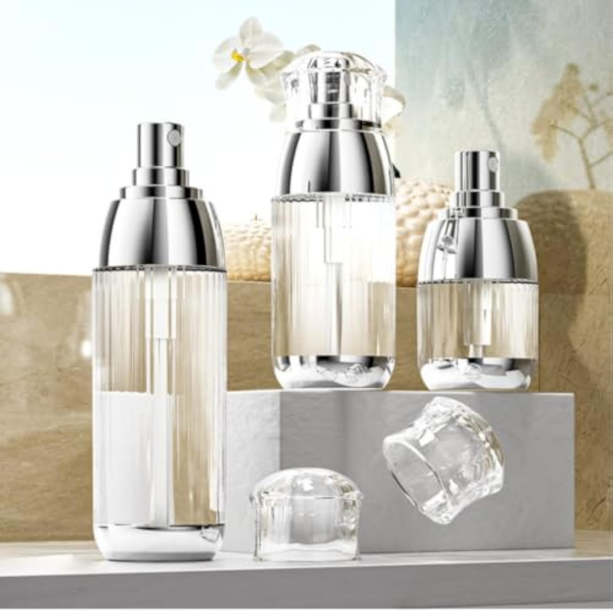 Clear Cosmetic Spray Bottle, 30ml