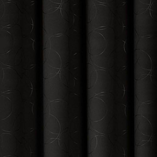 Miniatura 3 de Modernas cortinas opacas térmicas con ojales para ventana de dormitorio o sala de estar (1 panel)