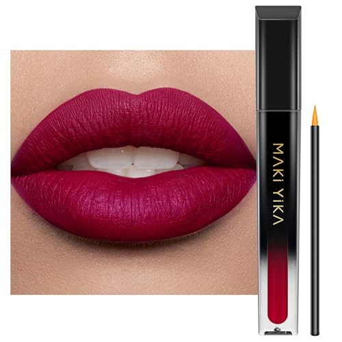 Image of MAKI YIKA Red Lipstick Matte for Women ColorStay Long Lasting Lipsticks