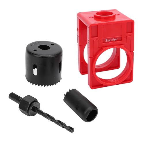 Kit de instalación de cerraduras para puerta con plantilla ajustable miniatura 3