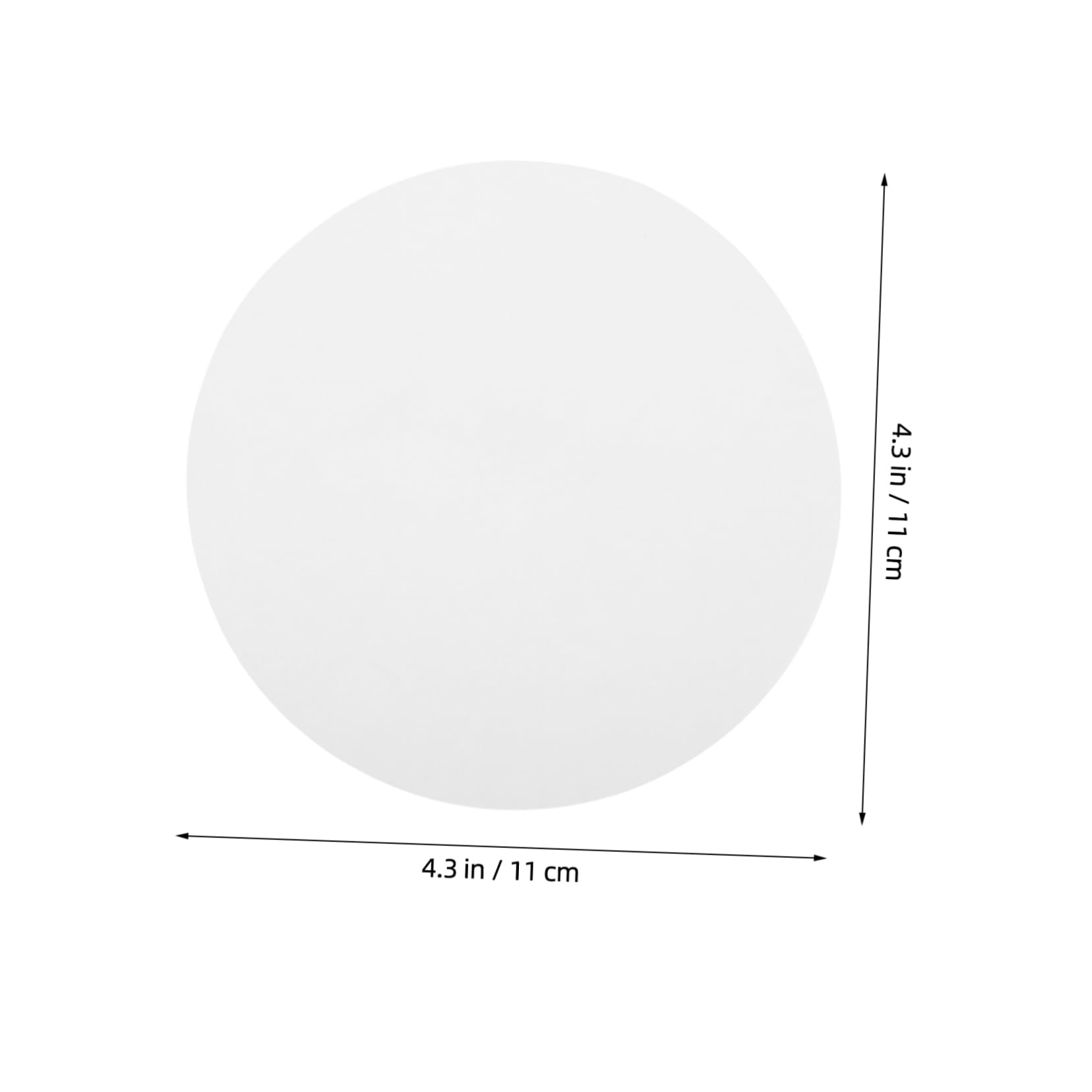 Wakauto Non-stick Baking Mat for Hamburger 1000 Sheets Unbleached Parchment Paper Easy to Clean Food Wrapping Sheets